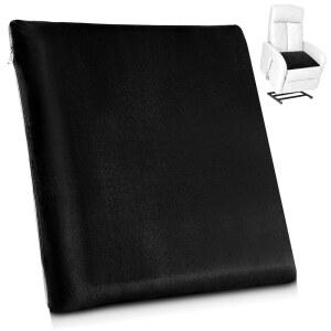 메모리 폼이 있는 노인용 글리크실 리클라이너 쿠션 의자용 두꺼운 미끄럼 방지 시트 패드, 20 x 3, 검은색