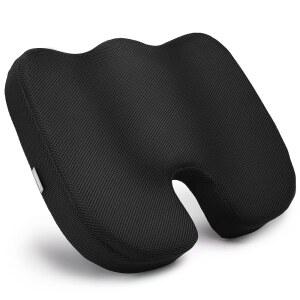DMI 메모리 폼 시트 지지 쿠션 콕시엑스, 시아티카, 테일본 운전 및 가정용 사무용 다용도 인체공학적