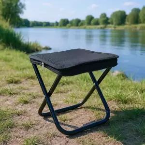 고품질 퀵셋 접이식 휴대용 미니의자 등산 오픈런 파우치의자 (WFKDW20)