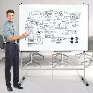 국산 대형 이동식 화이트보드 1200x1800 이동형 보드판 공부방 회의실