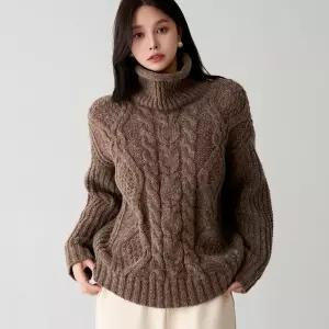 [피핀] 피셔 폴라 꽈배기 니트 #112767