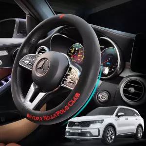 쏘렌토MQ4 부드러운핸들커버 비버리힐즈폴로운전대 부드러운 프리미엄 논슬립 논카바 자동차 차량용