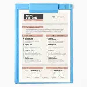 문구존 세로 클립보드 2p세트(A4) (스카이)집게화일 사무용화일 사무용 종이받침대 서류 결제판 결재 화일