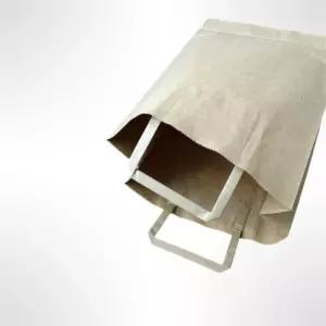 심플 플랫 크라프트 쇼핑백 26X30cm 옆17cm 20매종이가방 포장봉투 옷봉투