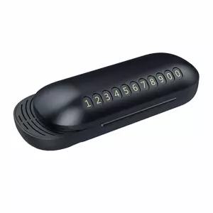 3in1 차량 전화번호판 자동 핸드폰 블랙장식품 안심 주차 알림판 연락처 용판 새선물