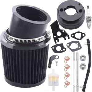 프레데터 212cc 6.5마력 엔진 미니 자전거 고 카트 레이싱 블랙 를 위한 고성능 업그레이드된 공기 필터