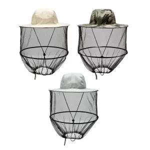 벌레 차단 방충모 양봉 모자 여름 야외 햇빛 가리개 농사용 해충지 안전보호망 벌망 벌초 충모자 낚시용
