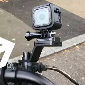 오토바이 바이크 백미러 마운트 SJ4000 SJ9000 액션캠용거치대 고프로브라켓 브라 부품 카메라 어댑터 캡아