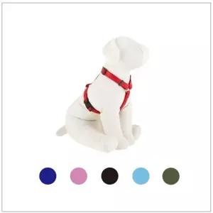 면 H하네스 중형견용(파스텔블루)강아지 애견 산책용품 애용품 반려 애산책 가슴줄 애줄