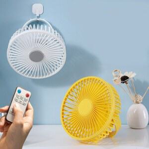 벽걸이 선풍기 화장실 욕실 기계식 대기실 스틸 거실 펀치프리 무선선풍기 usb