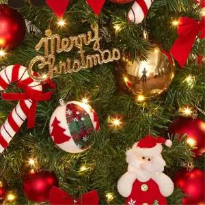 비타리토 성탄절 꼬깔 산타 장식세트 오너먼트트리 트리품 소품 장식품 인형 크리스마스 용품 트리볼