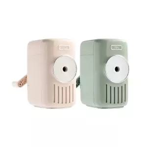 심조절 연필깎이수동 신학기준비물 학생용 휴대용 소형 자동 컬러