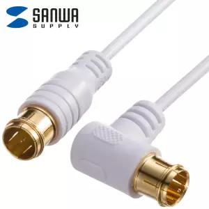 (SANWA) 슬림형 L자 꺾임타입 TV 안테나 케이블 1M안태나 실외안테나 실외안태