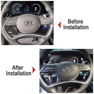 호환 패들쉬프트 연장킷 핸들튜닝용품 2P 현대 쏘나타 하이브리드 DN8 HEV 디 올 뉴 투싼 스타리아 더 그랜