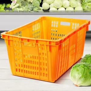 F플라스틱박스 1호 바스켓 대형바구니 컨테이너 사각콘티 노란 이삿짐 다용도 이사 단프라 보관 이사용 수