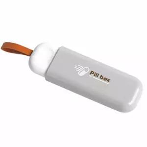 PP 3단 직사각 약통 약정리함 휴대용알약케이스 약병