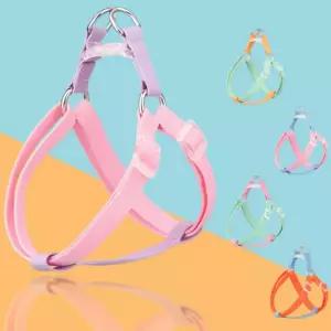 강아지 산책 배색 Y형 하네스 리드줄 가슴 목줄 세트고양이 하옷 H하 슬개골 리드 앞섬방지 애견 안전 와이