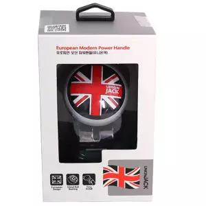 유로피언 모던 파워핸들 유니온잭디자인 원형 차량인테리어봉 막대 디자인 편한 파워 자동차 잭봉