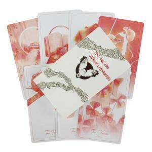올빼미와 까치 Lenormand 오라클 카드 운세 데크 영어 비전 에디션 타로 보드 파티를위한 게임