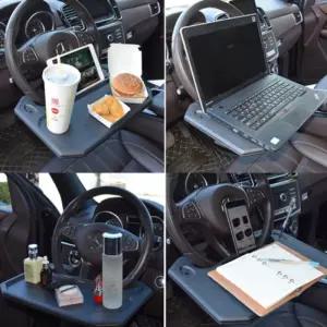 자동차 테이블 받침대 IT-23052차량트레이 거치식 스마트 용거치 음료 차량용 용홀더 홀더