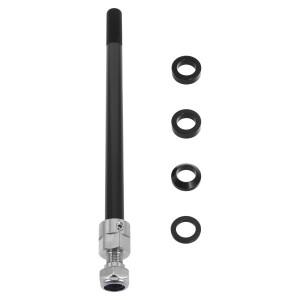 호환 헤비 듀티 자전거 스루 액슬 M12x1.0 121.5-142mm 교체용 스핀들 (화물 견인 유틸리티 트레일러 히치