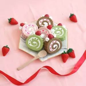 패리스독 43번 롤케이크 라텍스 토이 1팩 단위 9ea애견장난감 강아지 반려견