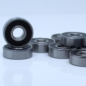 호환 스케이트보드 스쿠터 608 2RS 볼 베어링  미니어처 롤러  8x22x7mm (10 개)