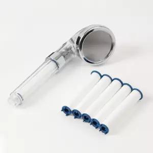 베러웰 3중 여과 필터 샤워기헤드+ 5p세트 L타입 교체 수전 욕실 가정용