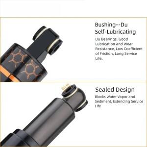 호환 자전거 오일 스프링 쇼크 업소버 스쿠터 산악 리어 슬리브 125/150/165/190mm