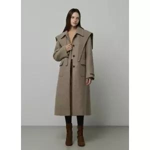 잇미샤 디터처블 패널 핸드메이드 울 코트 ITPCHHC790 871756