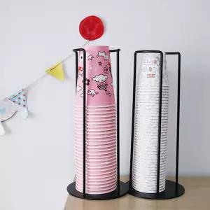 종이컵 수거기 홀더 미니블랙 9cm 분리거종이컵홀더 종이컵보관 종이컵디스