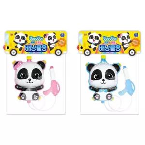 어린이 초등학생 판다 캐릭터 배낭물총 장난감 자동물총 워터건 미니 신나는놀이 나들이 펌프 바캉스 여름