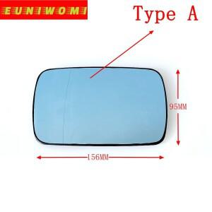 호환 BMW 유형 3 5  7 E30 자동차 광각 파란색 가열 거울