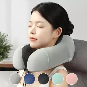 더나은 여행용 통풍 메모리폼 목베개 쿠션목베게 목쿠션 여행용목쿠션 베