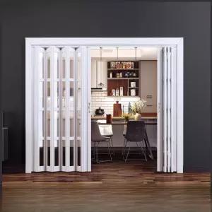 슬라이딩 도어 중문 간편설치 폴딩도어 여닫이 접이식 흰색