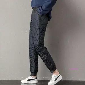 여성방한겨울 기모 누빔팬츠 바지 보온 따뜻한 패딩 겨울용klm723