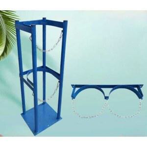 이동식 가스통 스탠드 실린더 40L 받침대 산소통 안전 거치대