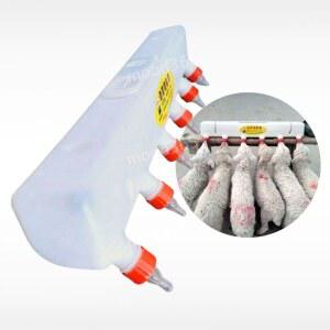 새끼 돼지 우유통 가축 물통 염소 급수기 젖꼭지세트 젖병 수유기