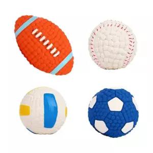 애구애구 강아지 삑삑이공 대형견 장난감 라텍스볼 훈련용 S