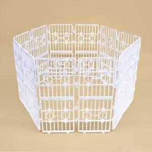 노마진 반려견 울타리 안전문 퓨어화이트 소형 24p