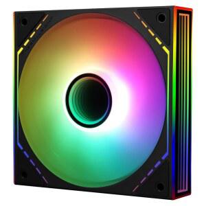 [미국배송] 써멀라이트 TL-M12R-S CPU ARGB 팬 120MM 케이스 쿨러 ARGB S-FDB 베어링이 있는 4핀 PWM 커넥터 사일런트 컴퓨터 팬 데스크톱 냉각(TL-M12R-S)