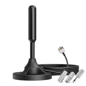 [미국배송] 선구자 온쿄 야마하 마란츠 셔우드 디지털 HD 라디오 블루투스 AV 오디오 극장 튜너 FM 마그네틱 베이스 안테나 교체용 가정용 스테레오 수신기 실내용 빙푸