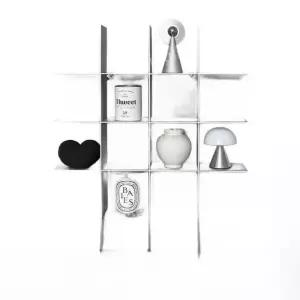 스텐선반 컵보드 다용도 카페 그릇정리대 진열장 격자컵 메탈조립 벽걸이