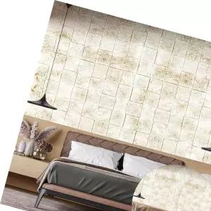 결로벽지 폼블럭 블럭아이 파벽돌 진브라운 8mmX1mX70cm 10개