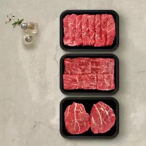 [투뿔한소] 투쁠한우 모둠구이 600g