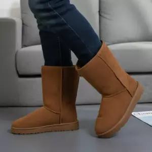 [라일리] Rly 남성 겨울 베이직 스티치 기모 미들 털 발목 부