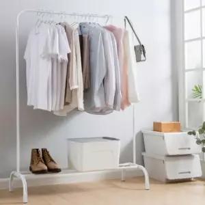 [라일리생활건강] Rly 드레스룸 옷걸이 철제 스탠드 조립식 수납장 미니