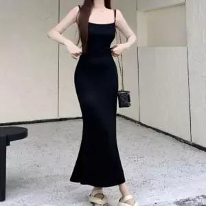 나시원피스 롱원피스 시원한 바캉스원피스 끈나시 (WFKEOS3)