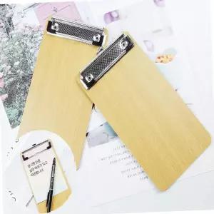 영수증 받침 클립보드 메모 107x207 주문지 우드 1P 영수증받침 우드받침