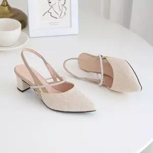 여성 데일리 슬링백샌들 직장인 출근룩 기본템 WFIQNN2